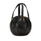 グッチ GGロゴ バスケットボール ミニ ハンドバッグ ショルダーバッグ 2WAY 547855 ブラック レザー レディース GUCCI 【中古】